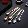Stainless Steel Long Handle Coffee & Dessert Spoon - Creative Cake & Seasoning Stirring Spoon