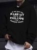 Unisex Casual All-Match Style Fashion Hoodie, New Unique Design, French Print Slogan with Individual Expression And Unique Charm Pattern - Casual Pull