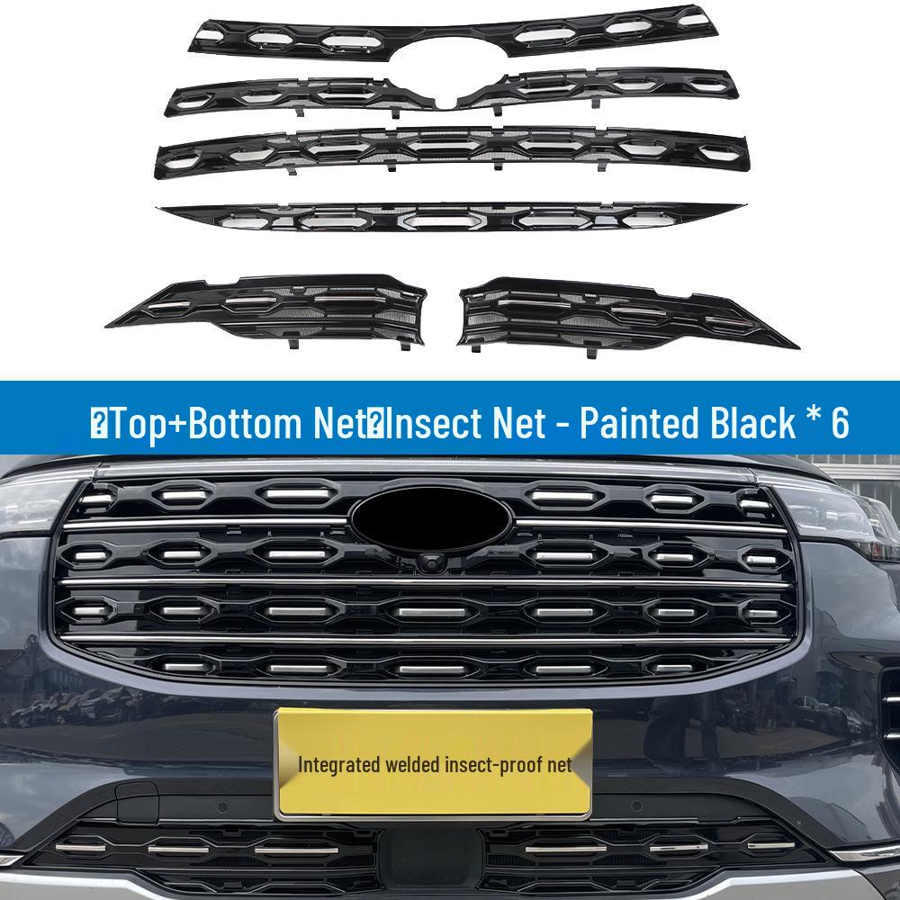Ford Explorer 23-25 Radiator Protection Net: Insect Screen & Front Grille Clip-On, No Disassembly Needed