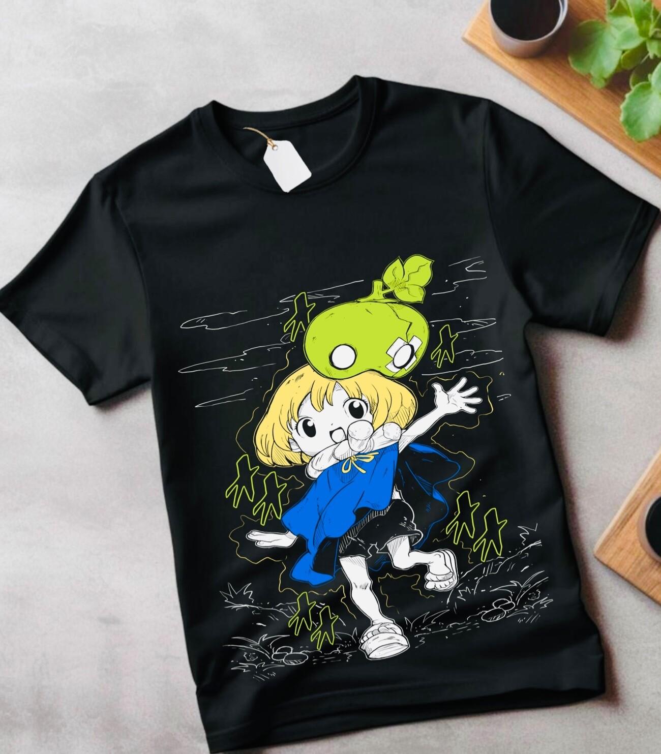 Dr. Stone Suika T-Shirt Mens Womens Tees Top Senku Ishigami Taiju Oki Ryusui Anime unisex GifT Shirt Mens Womens Tees Top 2XL