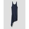 Anggae Super Slim Jersey Unbalance Mini Dress Navy