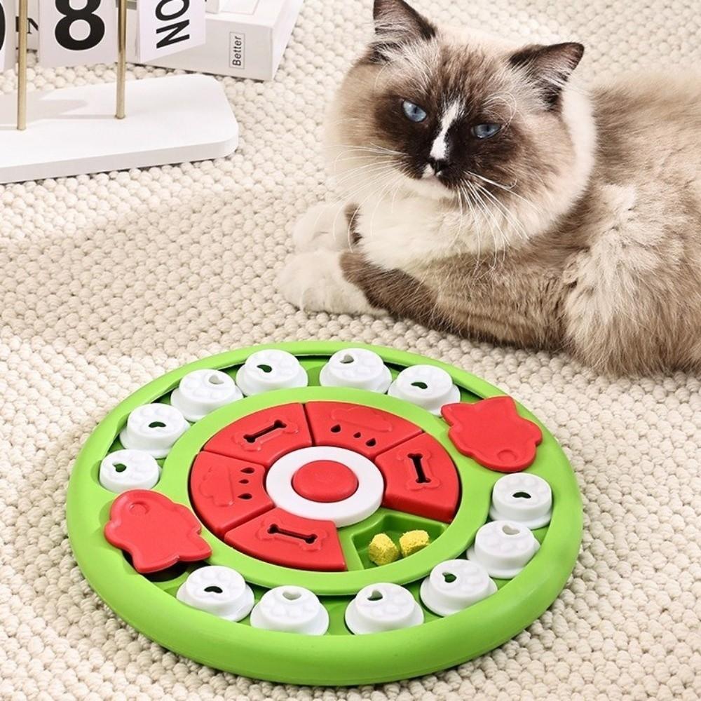 Interactive Dog Puzzle Toy Rotating Puzzle Feeder IQ Training Pet Feeding Toy Cat