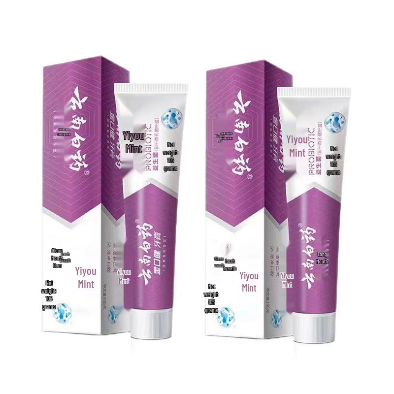 Yunnan Baiyao Fresh Icy Lemon Mint Toothpaste
