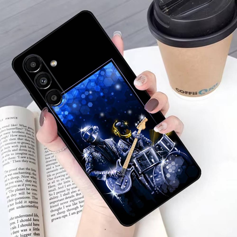 

Daft Punk Phone Case For Samsung S 25,24,23,22,30,21,10,9,Ultra,Plus,Lite,FE,4G,5G Black Soft Case Samsung S22plus5G