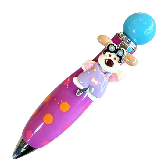 

Cartoon Retractable Ballpoint Pen for Students Cute Dog Gel Pen with Comfort Grip Smooth A