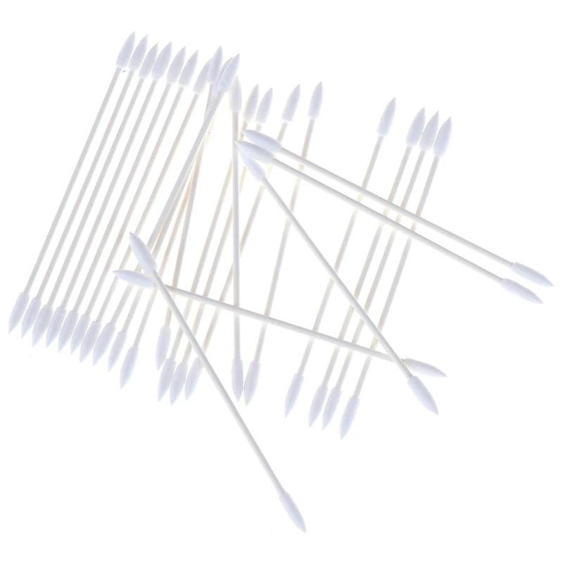 50/100 Stück Staubfreie Einweg-Reinigungsstäbchen Wattestäbchen für AirPods Kopfhörer Kopfhörer Telefon Ladeanschluss Zubehör