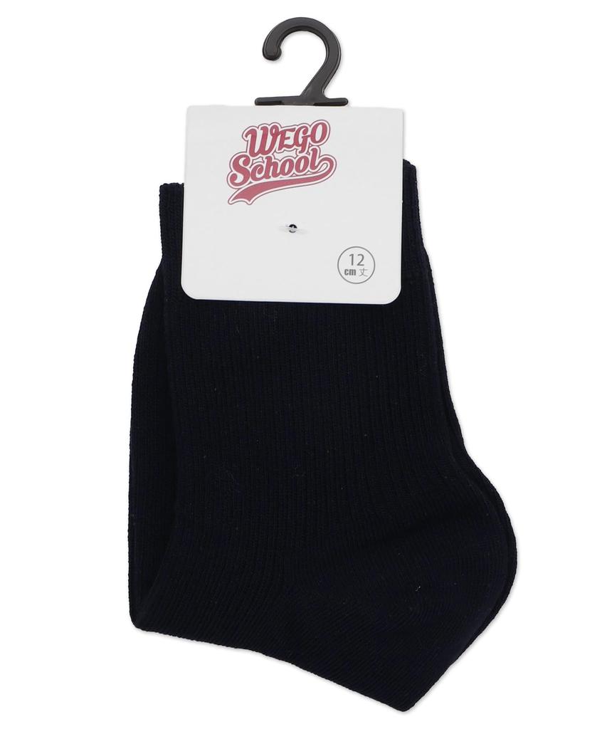 WEGO School Ankle Simple Solid Gift for Sizes Navy Socks, Color, Women, 23-25cm,