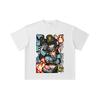 260 GSM Double Yarn 32 Count 100% Cotton Fire Force V2 Print Unisex Heavy Cotton T Shirt