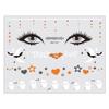Waterproof Halloween Bat Face Stickers for Kids - Aesthetic Temporary Tattoos