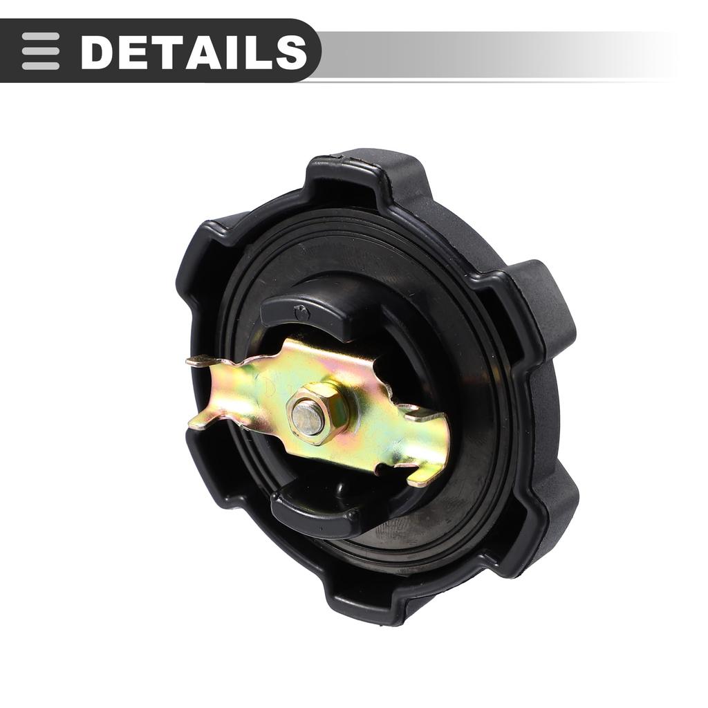 Motoforti Filler Gas Cap for 2003-2005 MD132260/1250A015/MN143845/MD008784 Plastic Metal Black 1pc