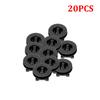 Car Mat Carpet Clips Fixing Grips Clamps Floor Holder Sleeves Premium Black X 20