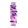 Elastische Scrunchie Horlogeband Scrunch Stof Rekbare Band Schattige Print Band voor Apple Watch Series Dames Meisjes Armband Horlogeband