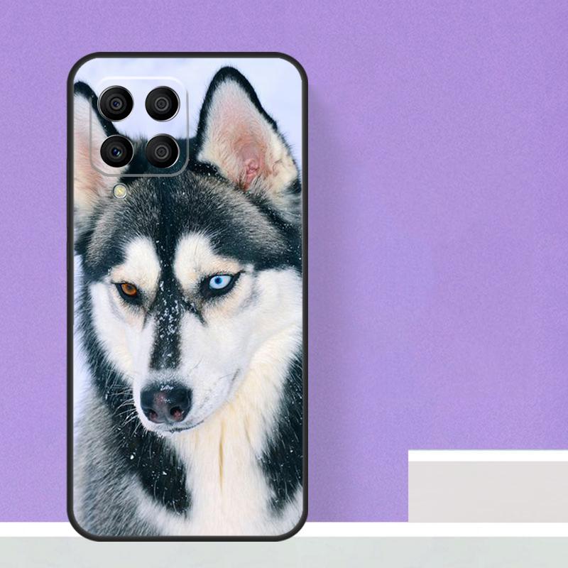 Animal Husky puppy Case For Samsung Galaxy M14 M34 M54 M31 M11 M13 M53 M51 M12 M32 M52 M16 M36 M56 M15 M35 M55