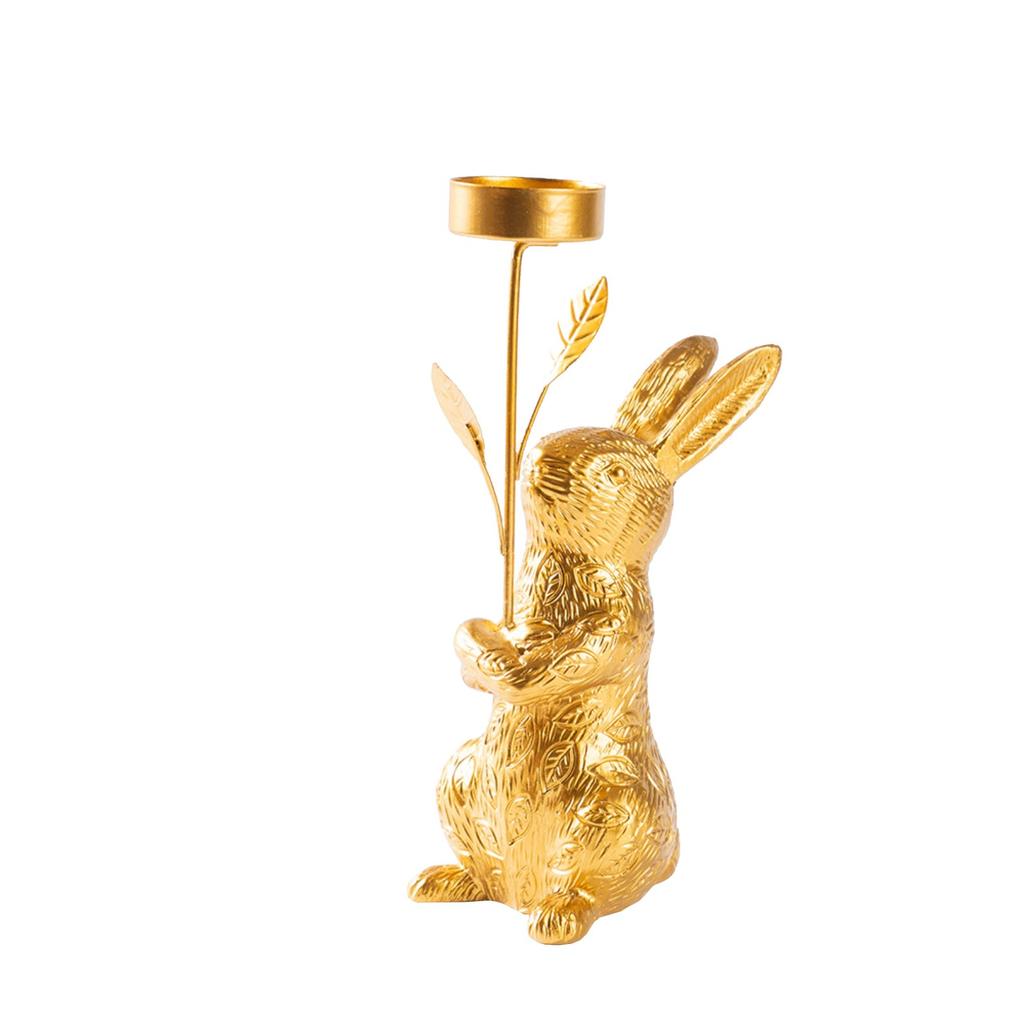 Easter Bunny Candlestick Decoration, Vintage Candlestick Base, Candlestick Table Gift Crafts