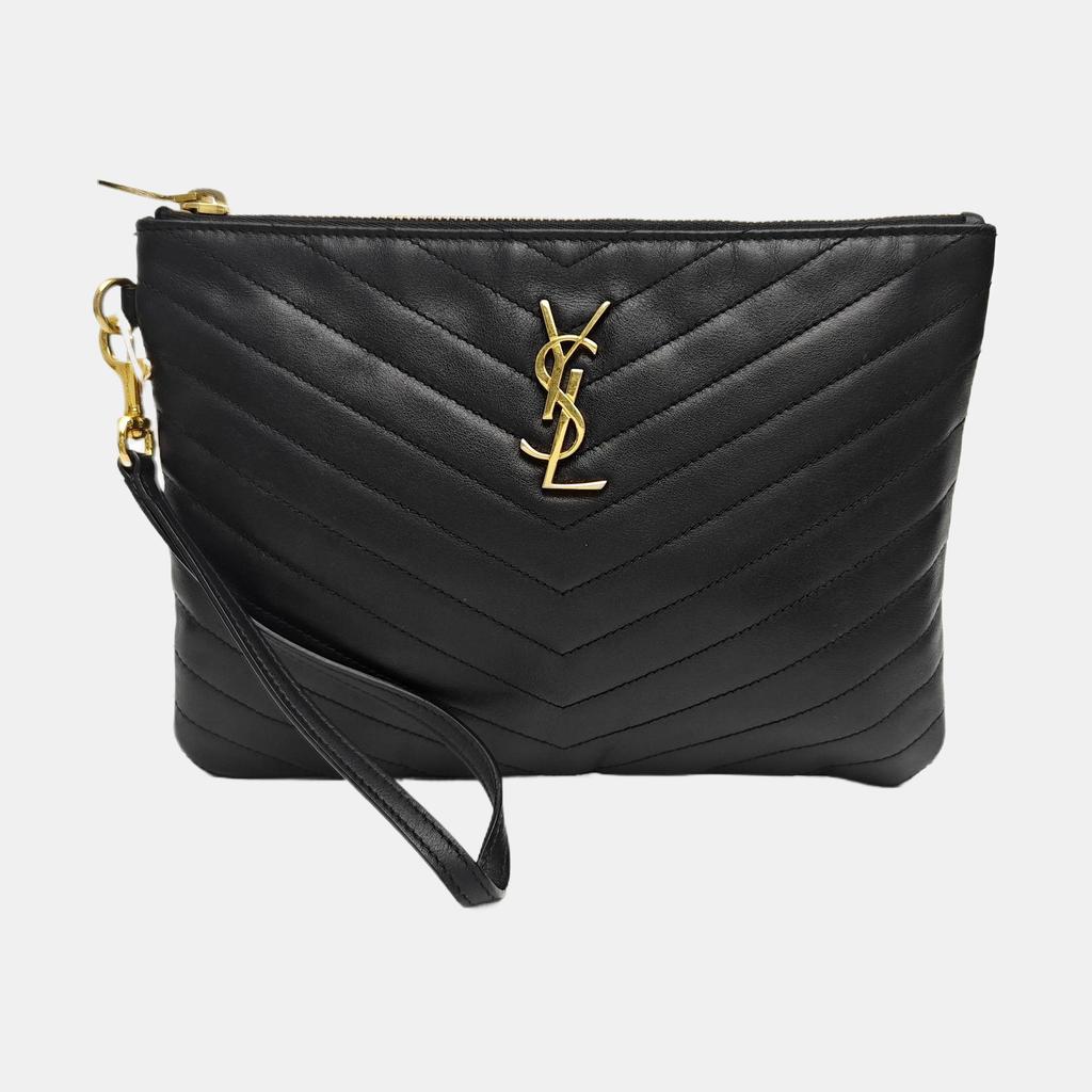 [Usado] Saint Laurent C.Case Monograma 'Preto' - Muito Bom #VFN8IS