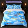 Poppy Playtime Print 3Pcs Duvet Cover Set 1 Duvet Cover and 2 Pillowcases Soft Bed Linen For Household Bedroom