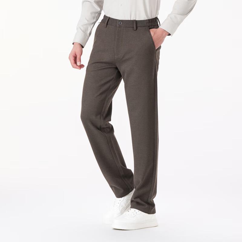 Men's Lamb Wool Winter Business Casual Trousers