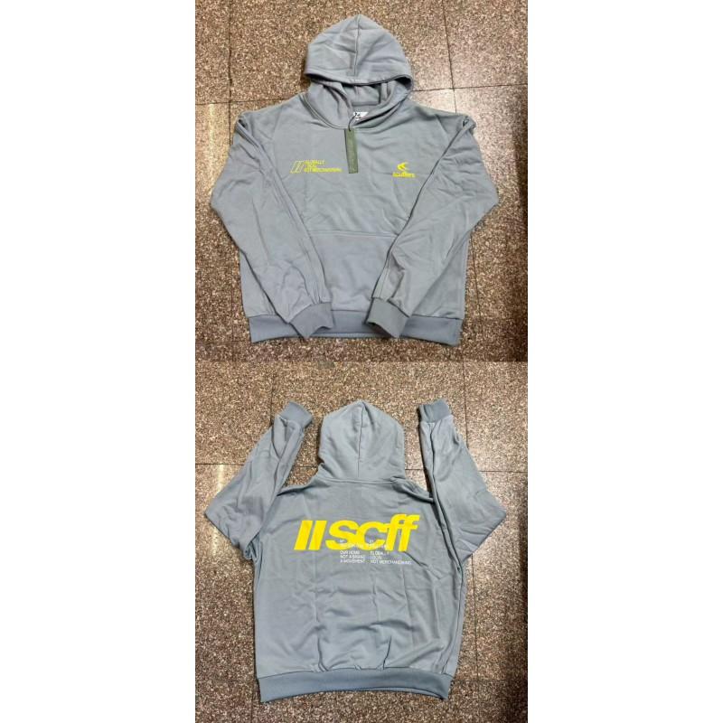 2026 SCU Graphic Print Hoodie Mens Casual Long Sleeve Pullover Sweatshirt Fall Winter Loose Fit Top