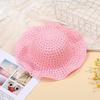 Hollow Out Baby Hats Large Brim Bucket Hat Cute Beach Hats  Summer