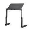 15KG Notebook Desk For Ultrabook, Netbook Or Tablet With Mouse Pad Black Laptop Table Stand With Adjustable Folding Ergonomic Design Stand