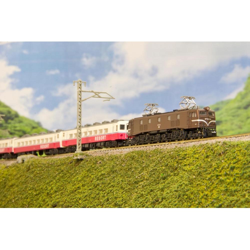 Rokuhan Z Gauge Ef58 Type 150 Small Window Brown T039 2 Model Railroad Electric Locomotive