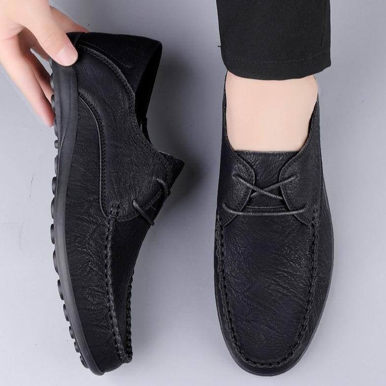 Fashion Men's Shoes Fashion Casual Leather Shoe Classic Business Dress Shoes Moccasins Italian Soft Leather Driving Shoes Mens Loafers
