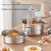 Joyoung 30cm 2-Layer 304 Stainless Steel Steamer