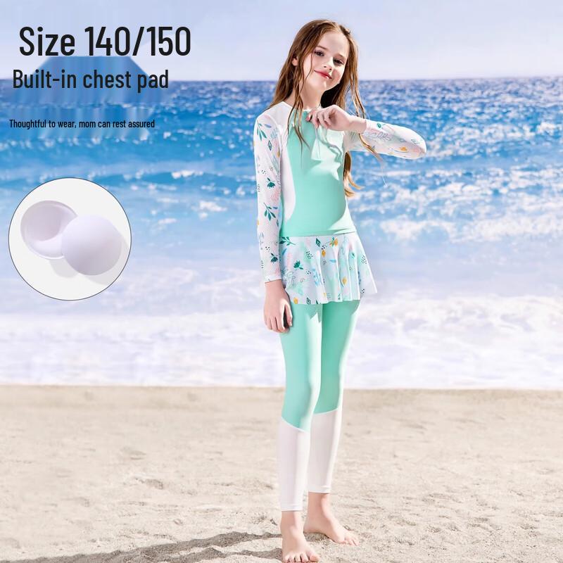 Disney Kids' Long Sleeve Split Swimsuit