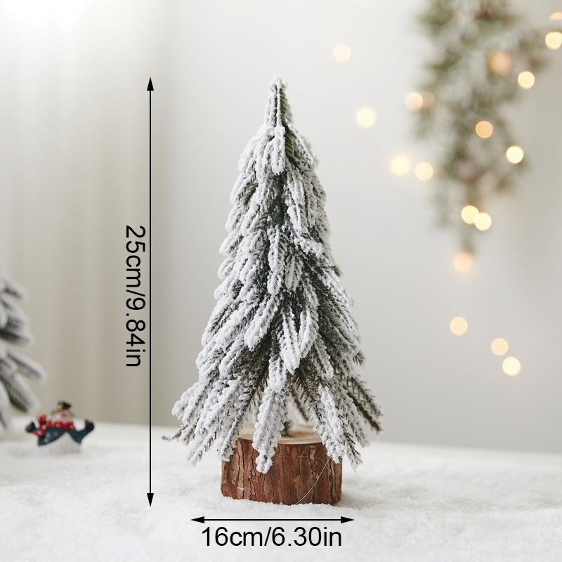 1 stk Mini Snødekt Juletre Fallende Snø Juletre Skrivebord PE Juletre PE Snødekt Julepynt