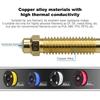 1pcs Brass Ceramic Hotend Nozzle Bimetallic Upgrade Parts Hotend Kit for Elegoo Centauri Carbon