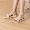 Sandals women's summer new beautiful sandals flat-soled thick-soled outer wear beach sandals children