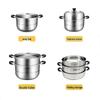 SUPOR 304 Stainless Steel 30cm Double-Layer Steamer Pot