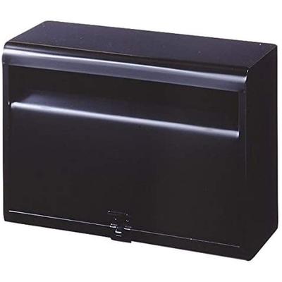 Green Life Post Wall Hanging In Steel Compatible with A4 Size Padlock Mountable Matte Black [Made Japan] FH-50(MBK)