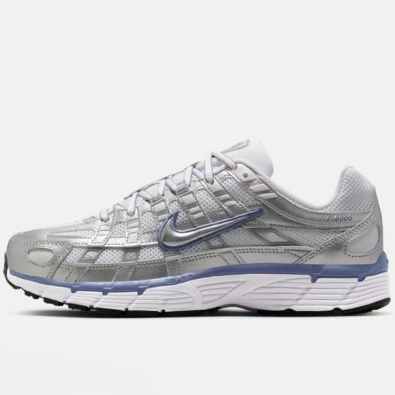 Nike Women's Lightweight Breathable Running Shoes - Spring Retro Style with Soft Cushioning - NIKE P-6000 BV1021