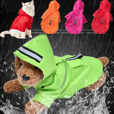 Hunde-Regenmantel, reflektierende Haustierkleidung, Hundekleidung, wasserdichte Overall-Jacke, Yorkie-Pudel, Bichon, Zwergspitz, Schnauzer, Corgi-Mantel