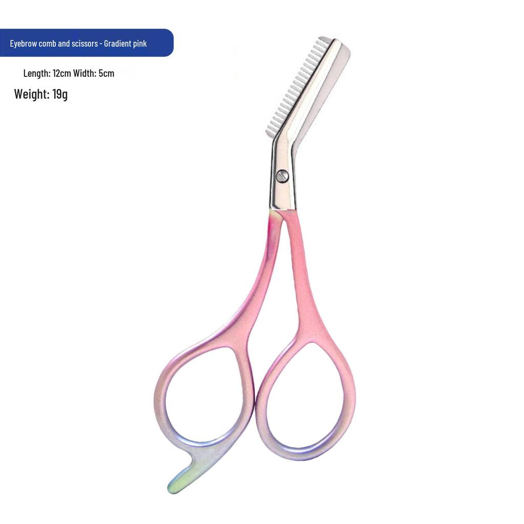 Women's Eyebrow Scissor & Razor Set with Comb
