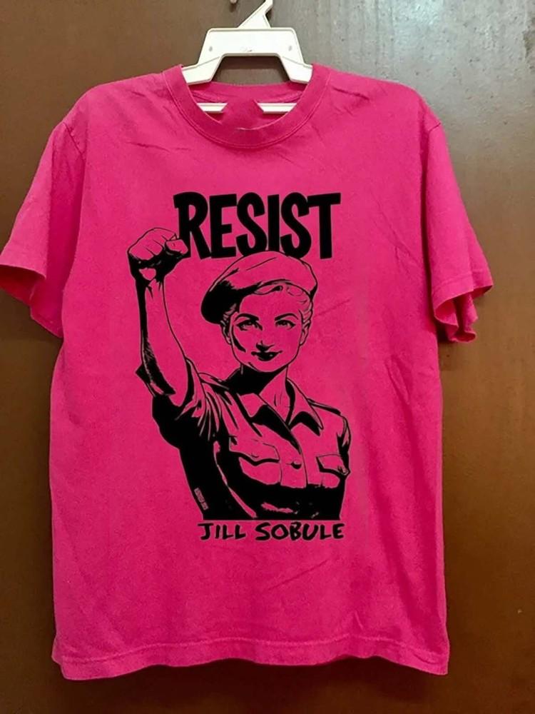 Remembering Jill Sobule Singer Short Sleeve Pink All Size  BL1108 Unisex T-Shirt XL