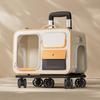 Large Capacity Pet Carrier Trolley Backpack: Portable Space Capsule for Cats & Dogs