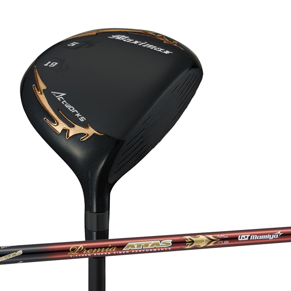 

WORKS GOLF Fairway Wood No. 5 [Maximax Black Series II] Shaft: Premier ATTAS Length: 42 inches Loft angle: 19 degrees Flex: L