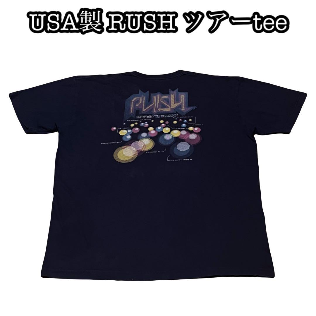 

[Б/У] Футболка группы Rush, сделано в США, чрезвычайно редкая, психоделическая, США, размер XL