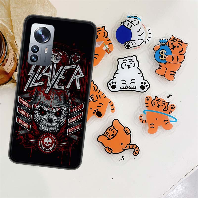 Slayer Heavy Metal Rock Band Phone Case For Xiaomi Poco X7 X6 M8 M7 M6 M4 M3 X4 Pro F7 Ultra M5S Mi 14 14T 15 15T 12T 10T Pro 12