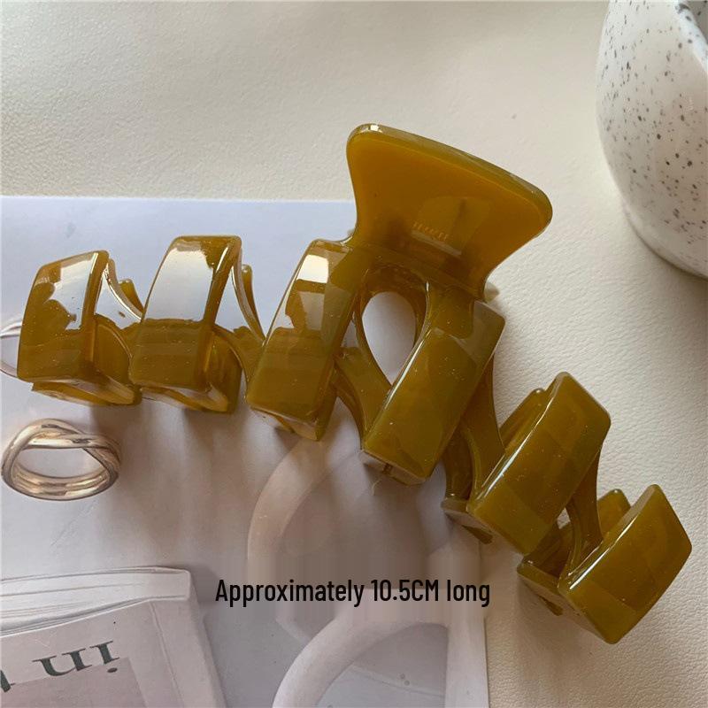 Großer französischer Retro-Klammer-Haarclip für elegante Damenfrisuren.