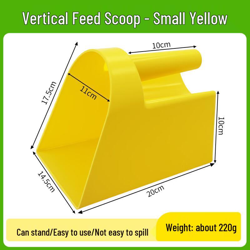 Heavy-Duty Plastic Feed Scoop
