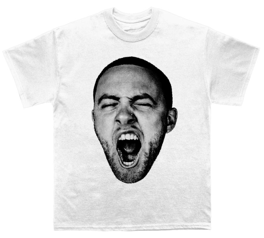 Mac Miller Unisex Cotton Tshirt Vintage Casual Streetwear White S
