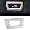 Fit For BMW 7 Series 2016- Matte Silver Rear Door Tailgate Button Cover Trim