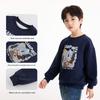 Boys' Letter Print Crew Neck Sweatshirt