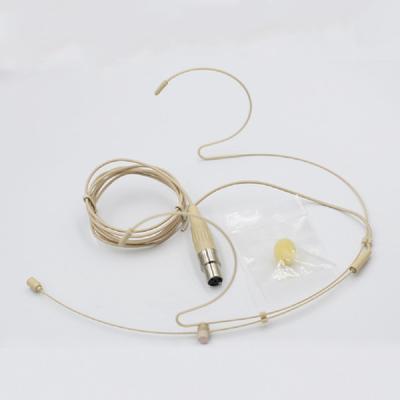 New Headset Mic Headworn Microphone Mini XLR 4 Pin TA4F For Shure Headworn Headband
