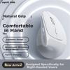INPHIC X9PRO Wireless Ergonomic Vertical Mouse Office Silent Laptop Mouse 58° Support Anti-Pinch 4-Level DPI Gray
