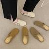 Baotou Half Slippers Women's Outer Wear 2025 New Summer Retro Versatile Flat Bottom Non-slip Lazy Muller Cool Slippers