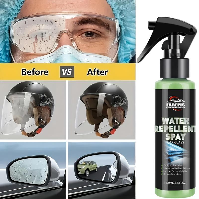 Waterproof Mist Spray,Nano-Coating That, Effectively Preventing Rain And Fog,Suitable for Goggles, Rearview Mirrors, Car Windows